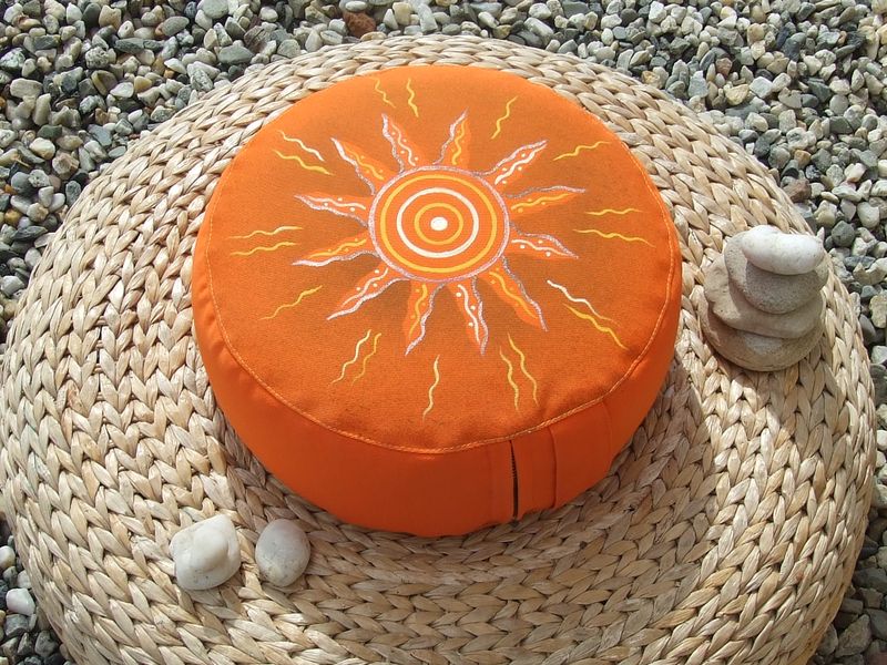 Indiánské slunce meditační polštář